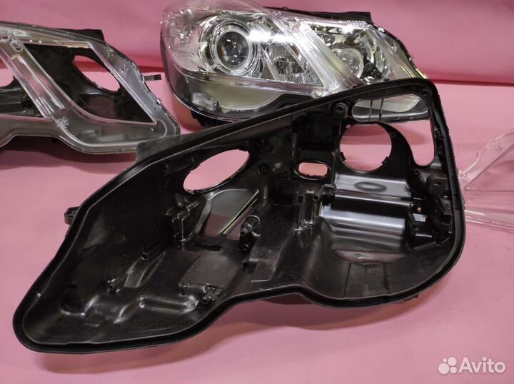 Корпус фары левый мерседес 212 дорест