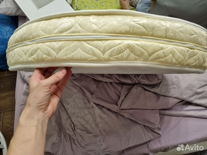 Матрас Amarobaby новый для круглой кроватки