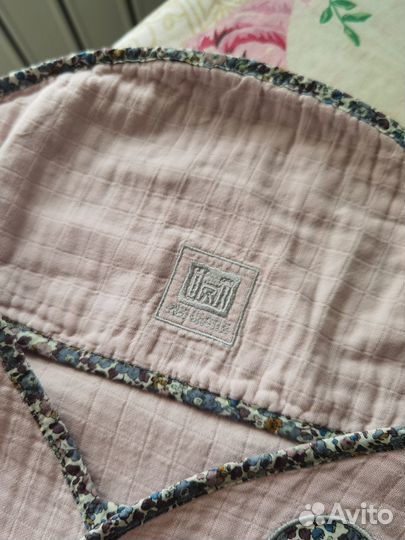 Легкий хлопковый конверт на выписку