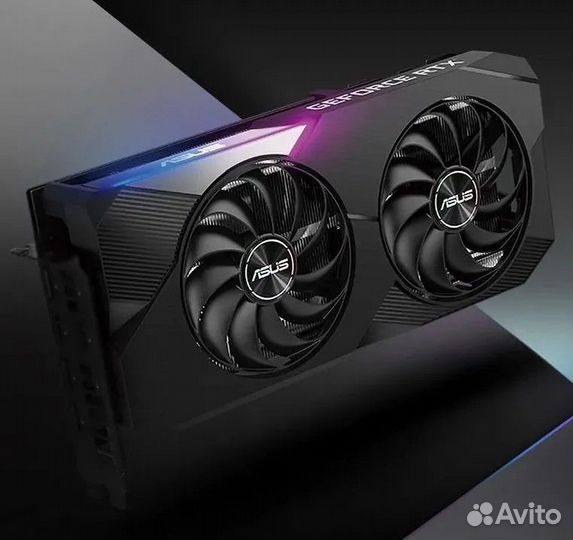 Asus Видеокарта GeForce RTX 3060 Ti dual OC V2, OE
