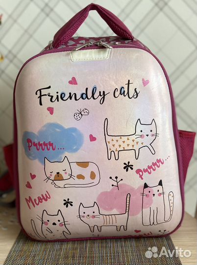 Рюкзак школьный для девочки бу