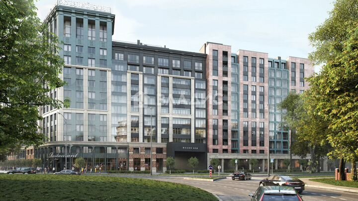 2-к. квартира, 83,9 м², 2/12 эт.