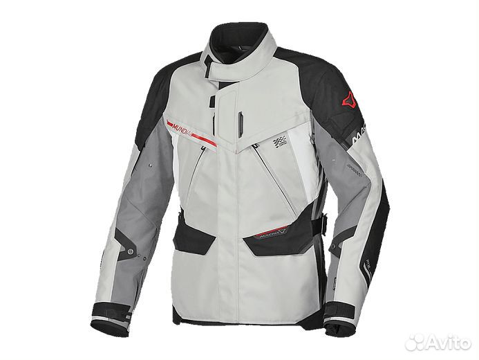 Мотокуртка macna mundial светло-серая