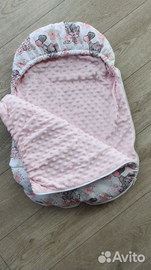 Новый конверт теплый на выписку в коляску