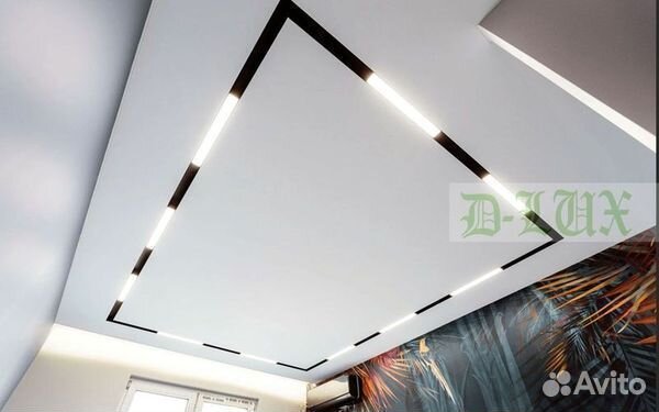 Установка потолков с подсветкой