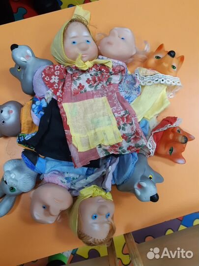 Кукольный театр игрушка на руку 14 штук