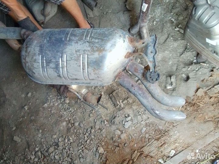 Мерседес 124 глушитель