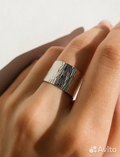 Кольцо серебро женское новое