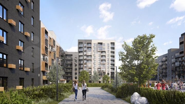 Квартира-студия, 44,8 м², 3/10 эт.