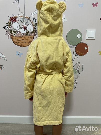 Детский махровый халат мишка togas kids