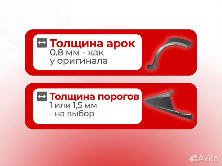 Kia Cerato седан пороги и арки Санкт-Петербург