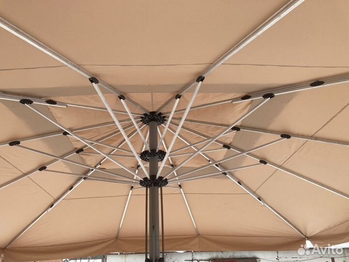 Зонты с центральной опорой для кафе