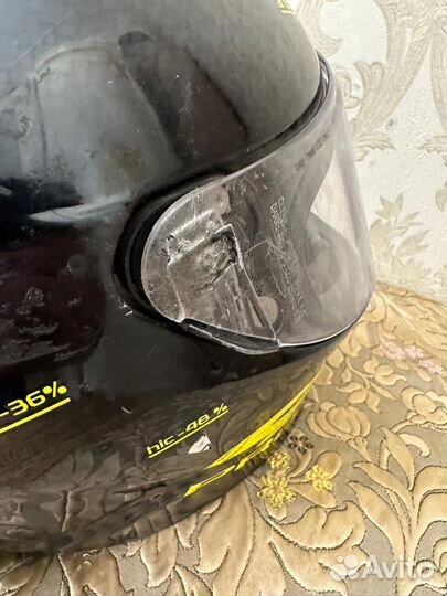 Мотоциклетный шлем AGV карбон валинтина росси