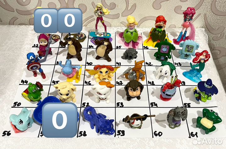 Киндер сюрприз фигурки единички