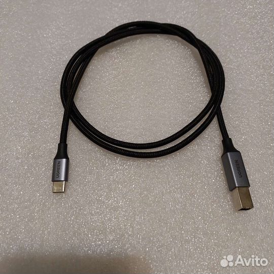 Кабель usb type C на usb B для цап