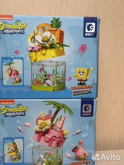 Конструктор Area-X sponge bob Lego nickelodeon