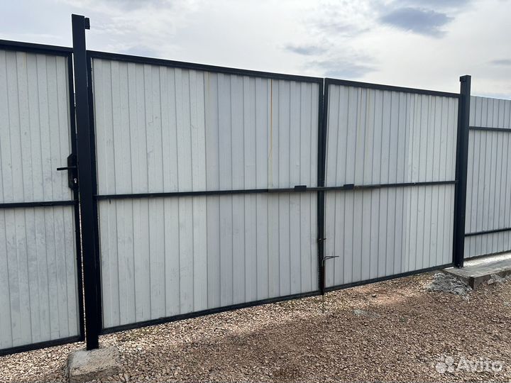 Ворота распашные бу