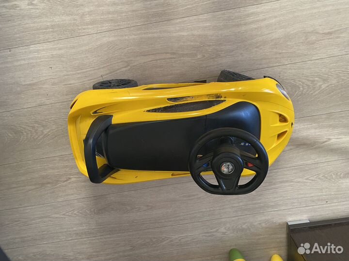 Детская машинка каталка толокар с музыкой