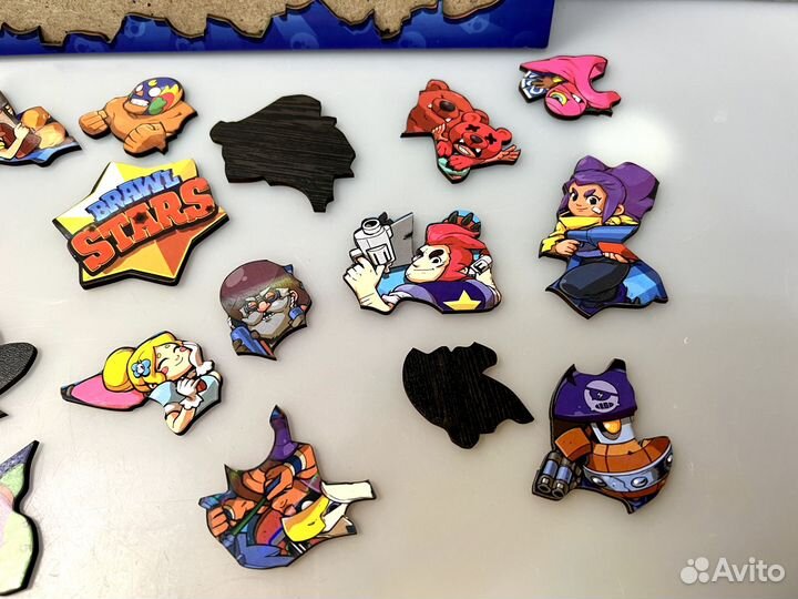 Деревянный пазл Brawl Stars