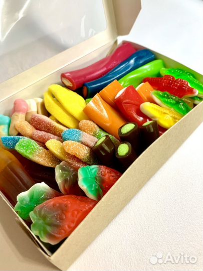 Подарок бокс ассорти мармелада сладостей
