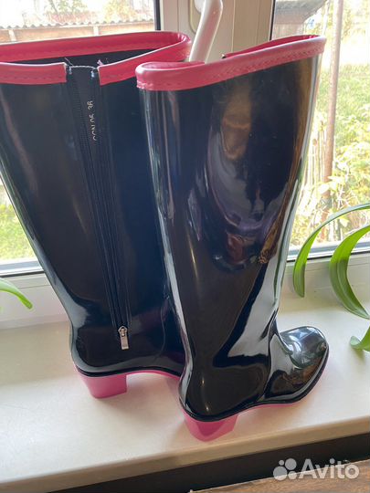 Сапоги резиновые на меху