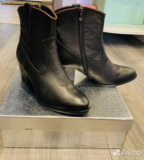 Полусапоги женские 38 размер натуральная кожа