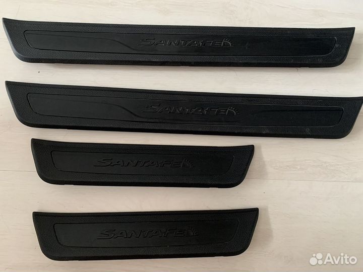 Накладки порогов Hyundai Santa Fe DM