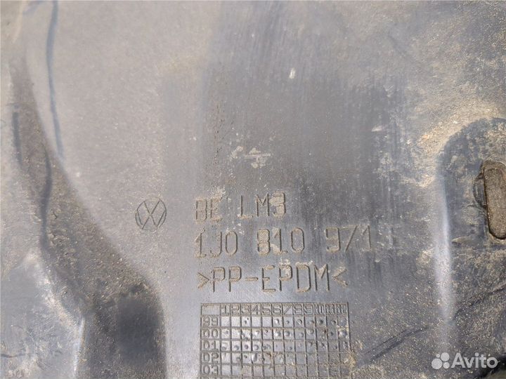 Защита арок (подкрылок) Volkswagen Golf 4, 2002