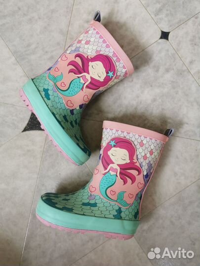 Резиновые сапоги для девочки 24 размер