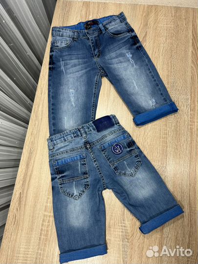 Шорты джинсовые. Р-р на рост 116,122, 140 см
