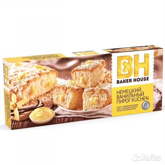 Опт - Пирог Kuchen Ванильный 350г