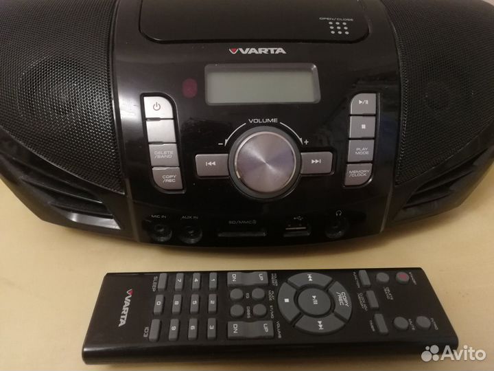 Магнитола varta с цифровым тюнером и пультом ду