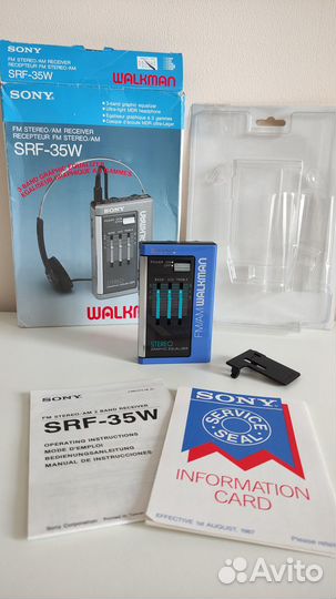 Кассетный плеер Радио Sony SRF-35W