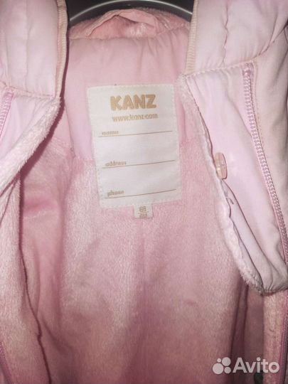 Комбинезон демисезонный для девочки Kanz 62/68