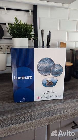 Набор столовой посуды luminarc 18 предметов Топаз