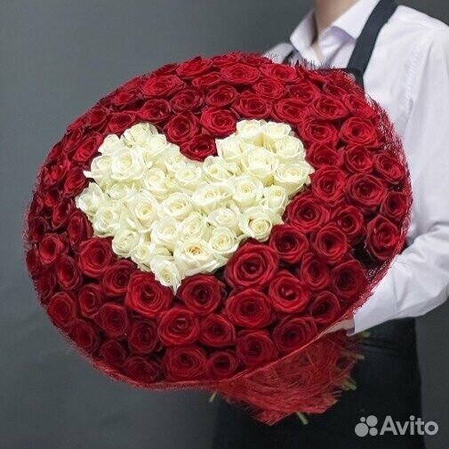 Цветы 101 роза