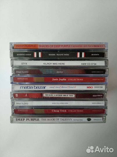 Cd диски разные 10 шт