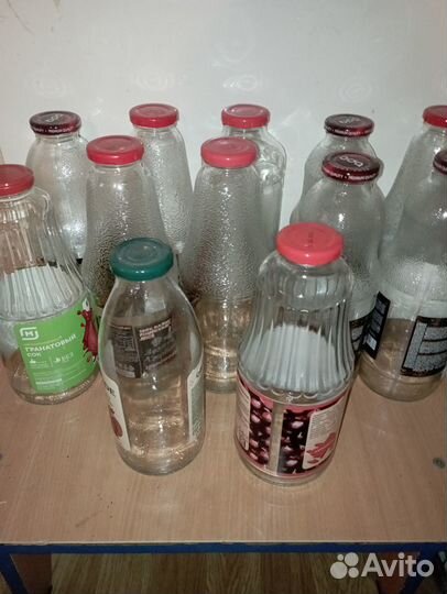 Бутыли 1 л стекло для консервации,декупажа,декора