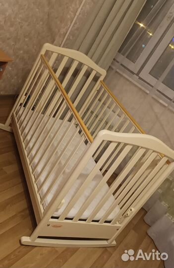 Детская кровать для новорожденных бу
