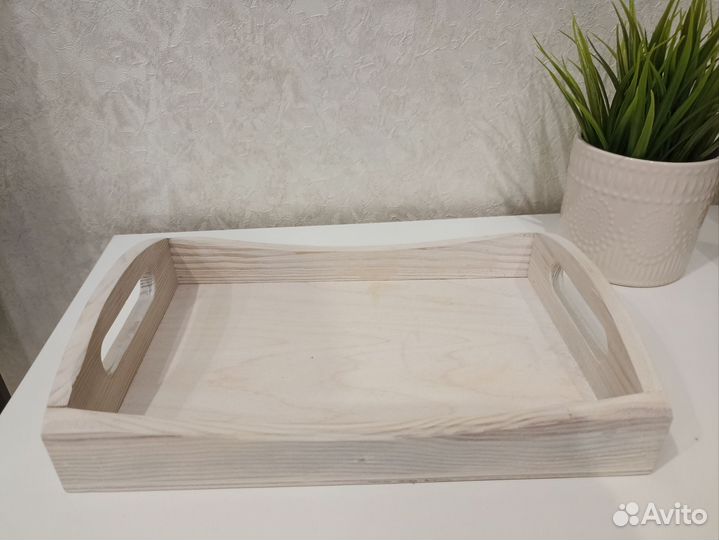 Поднос деревянный