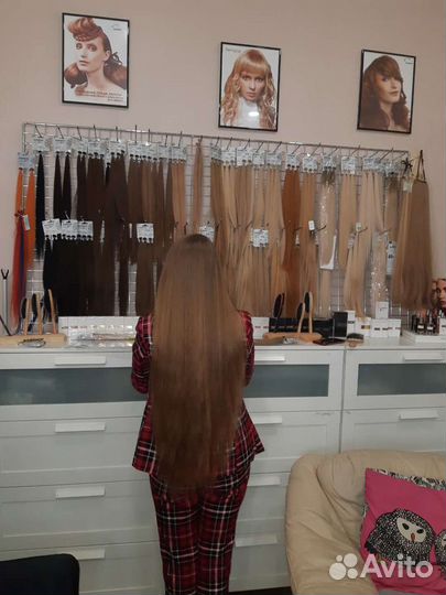 Волосы на заколках (клипсах)