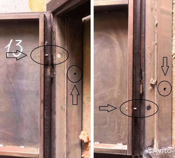 Металлическая дверь, и все для двери