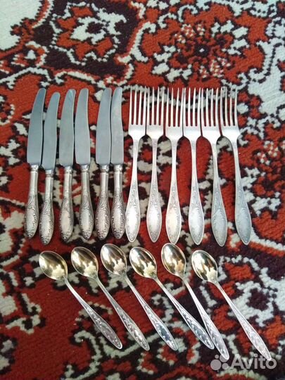 Столовые приборы из мельхиора