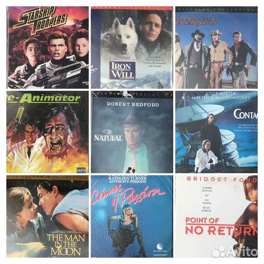 Лазерные диски LD Laser Disc фильмы мультфильмы