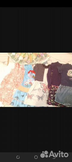Вещи пакетом для девочки 98 104