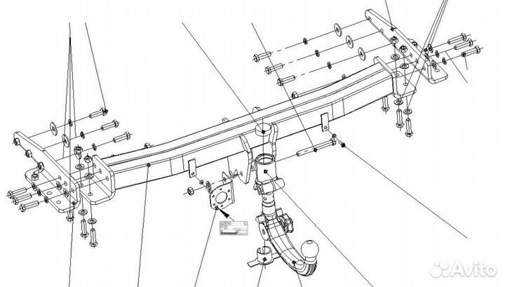 Фаркоп Jeep Grand Cherokee 2010