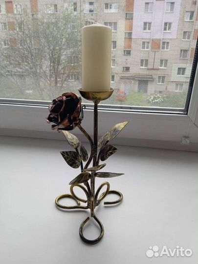 Подсвечник кованный