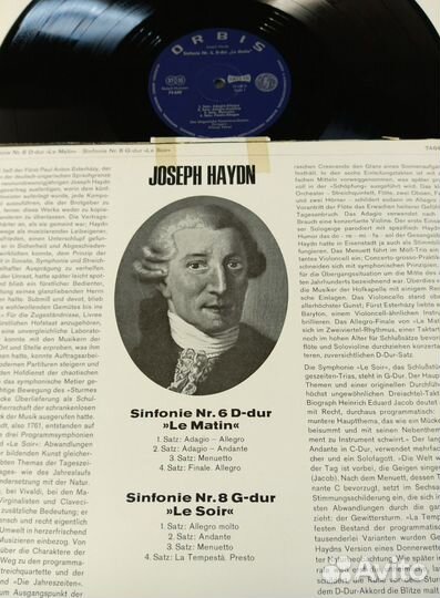 Haydn Sinfonie Nr. 6 Le Matin Nr. 8 Le Soir винид