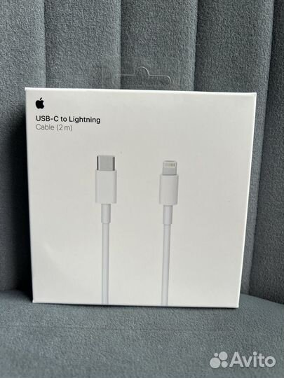 Кабель usb c lightning 2m 2 метра на iPhone