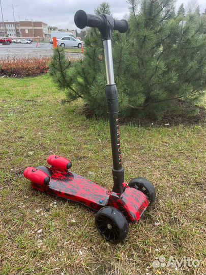 Самокат детский с паром и музыкой